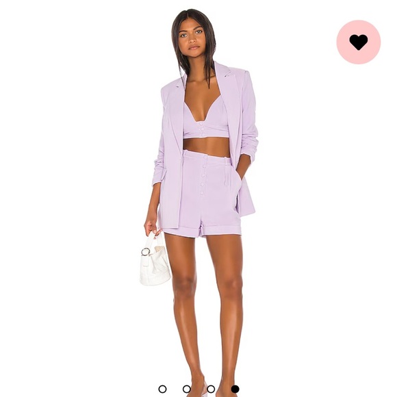 New Song of Style Lou lilac purple bralette crop top XXS - Picture 4 of 9